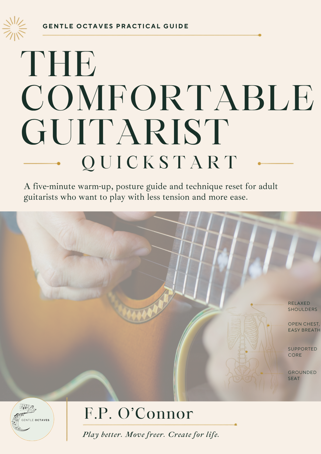 Cover of the Free 15-page Guitar Comfort Guide