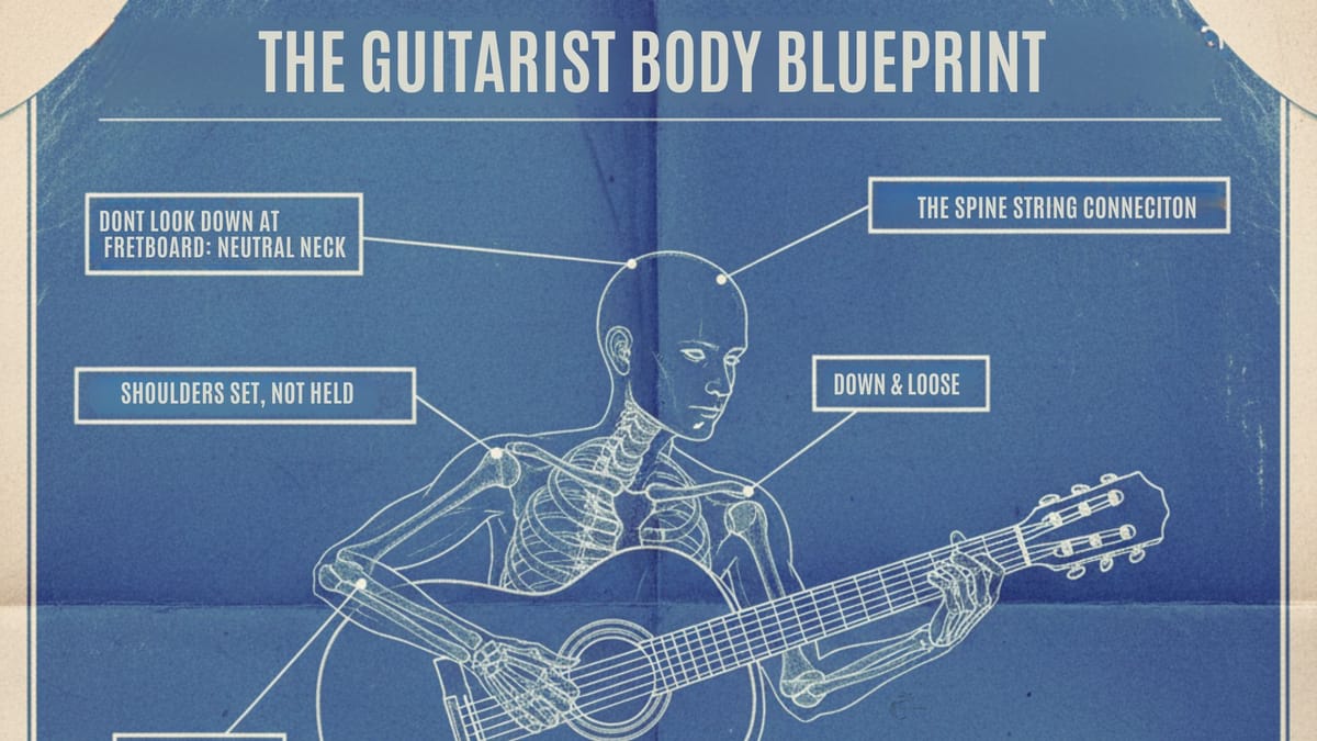 The Guitarist's Body Blueprint: How Your Posture, Setup, and Body Mechanics Shape Your Sound (And Your Longevity)