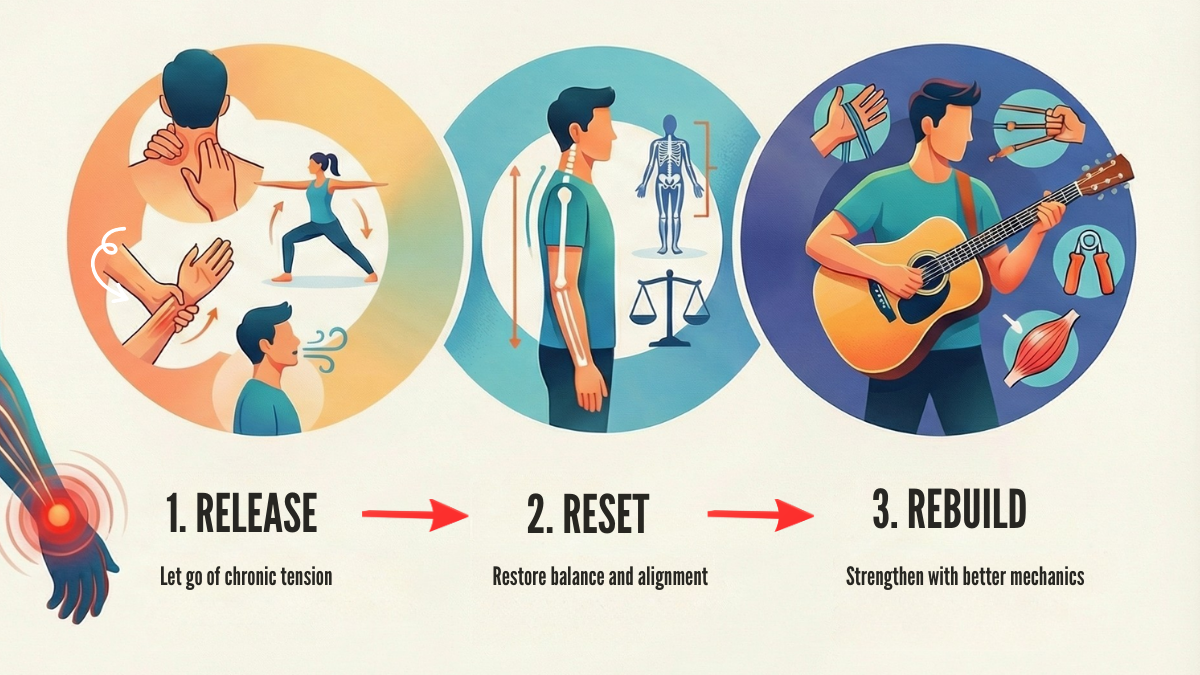 A Supportive Playing Sequence for Guitarists Over 40